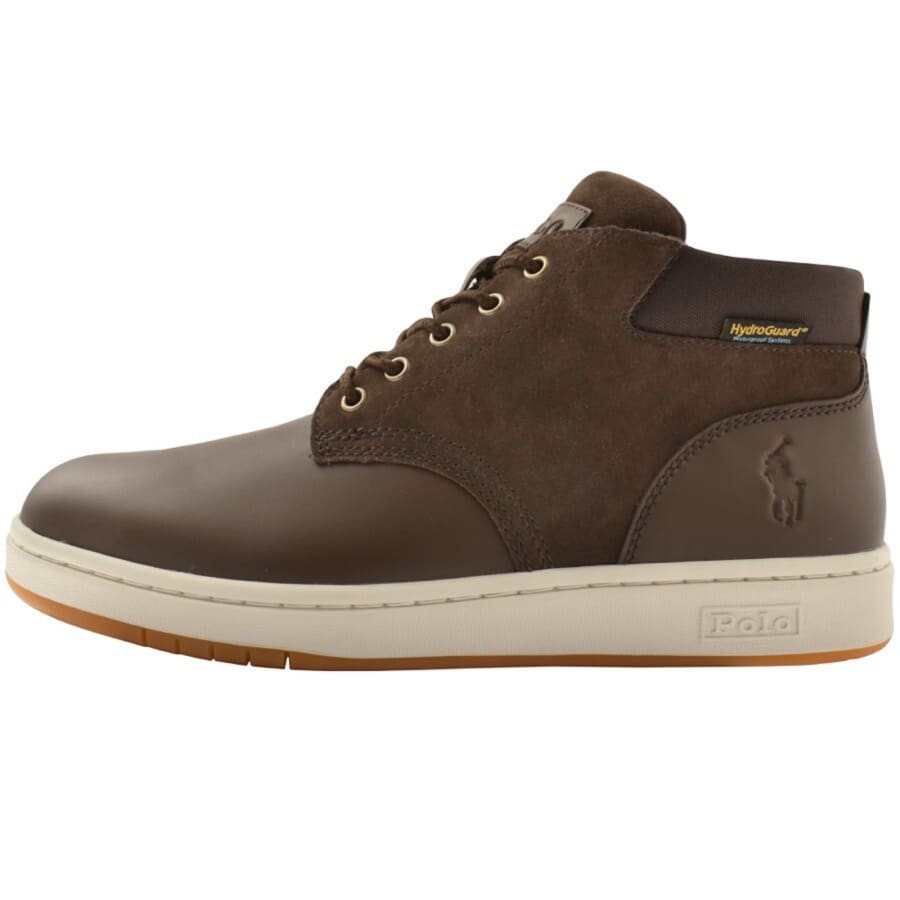 Leather trainer boots hotsell